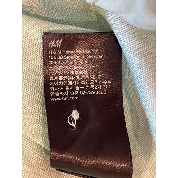 H&M Womens Floral Flowy Playsuit Romper Ruffle Layered Scoop Neck Blue Orange 4 - Picture 5 of 6